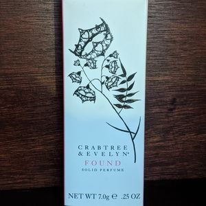 RARE Crabtree & Evelyn Found Solid Perfume IN BOX NEVER OPENED